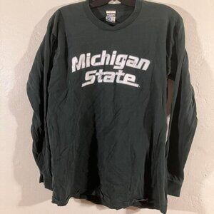 Vintage Y2K‎ Michigan State Steve & Barry’s Long Sleeve T-shirt